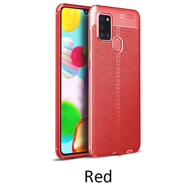 Samsung Galaxy A21S - Stilsäkert Litchi-Design Skal