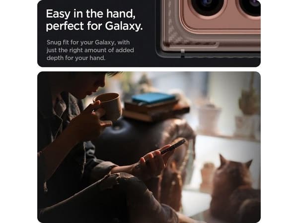 Spigen Rugged Armor schwarz, Täck, Samsung, Galaxy Note 20 Ultra 5G, 17,5 cm (6.9"), Sort