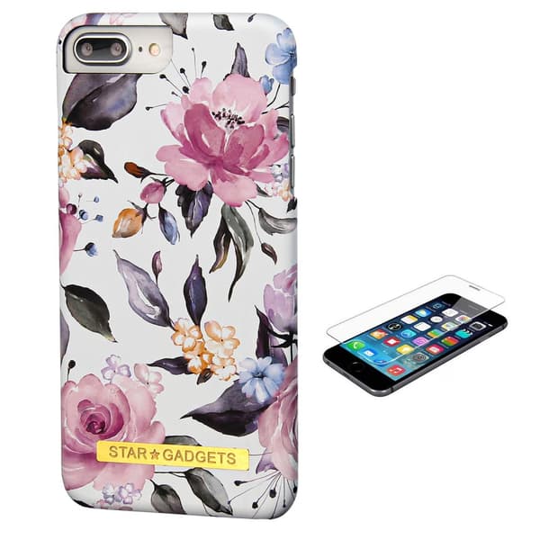iPhone 7 Plus / 8 Plus - Cover / Beskyttelse Flowers