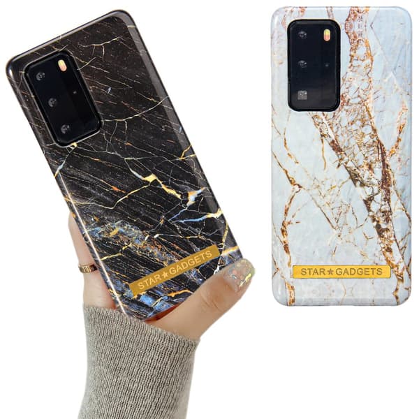 Huawei P40 Pro - Cover / Beskyttelse Marble White