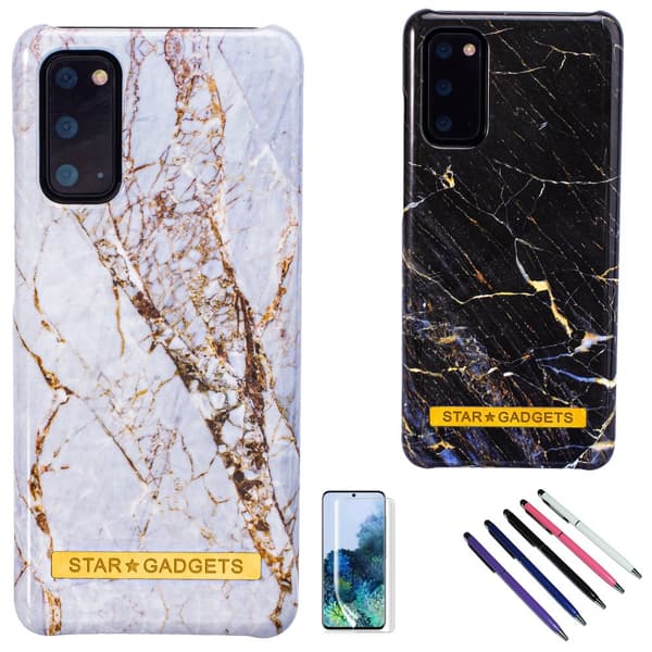 Samsung Galaxy S20 - Kuori / Suoja Marble White