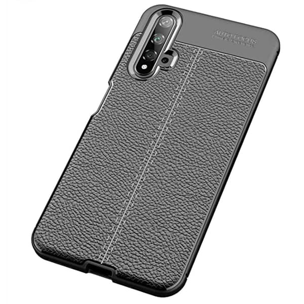 Kraftfullt Litchi Skal - Huawei Nova 5T