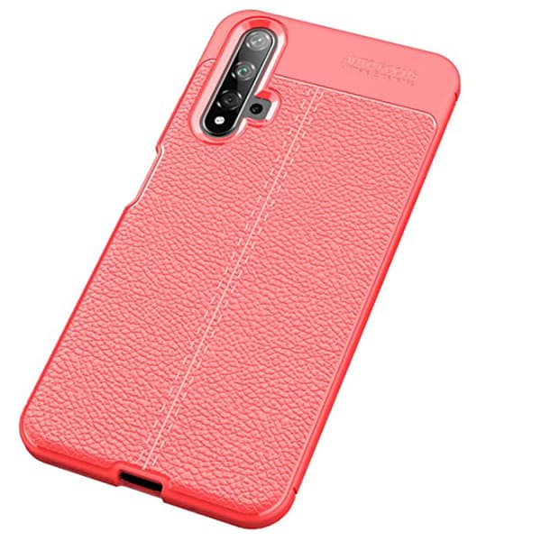 Kraftfullt Litchi Skal - Huawei Nova 5T
