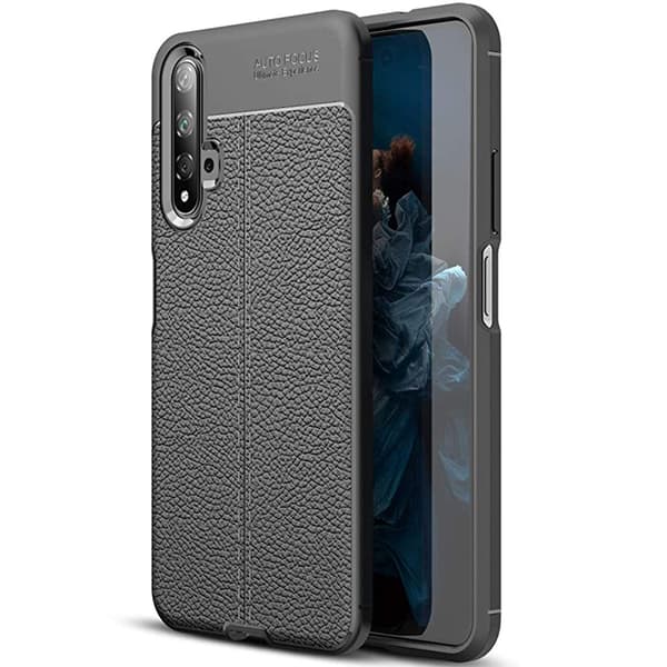 Kraftfullt Litchi Skal - Huawei Nova 5T