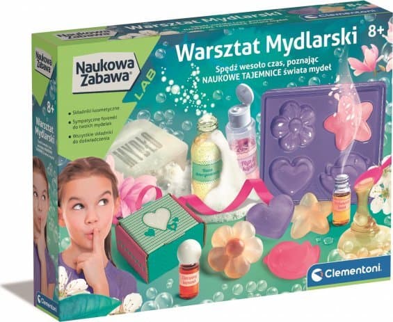 Clementoni Vitenskapelig moro. Såpeverksted Mydełka 50888