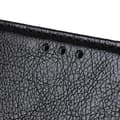 Pikkukuva 8 / 11: Kuvioitu jaettu lompakkokotelo Xiaomi Redmi Note 9 Prolle - Musta
