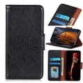 Pikkukuva 1 / 11: Kuvioitu jaettu lompakkokotelo Xiaomi Redmi Note 9 Prolle - Musta