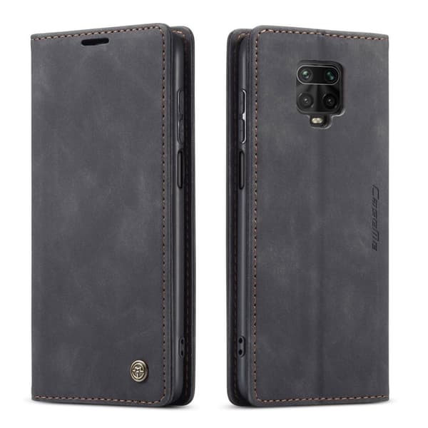 CASEME Plånboksfodral Xiaomi Redmi Note 9 Pro - Svart