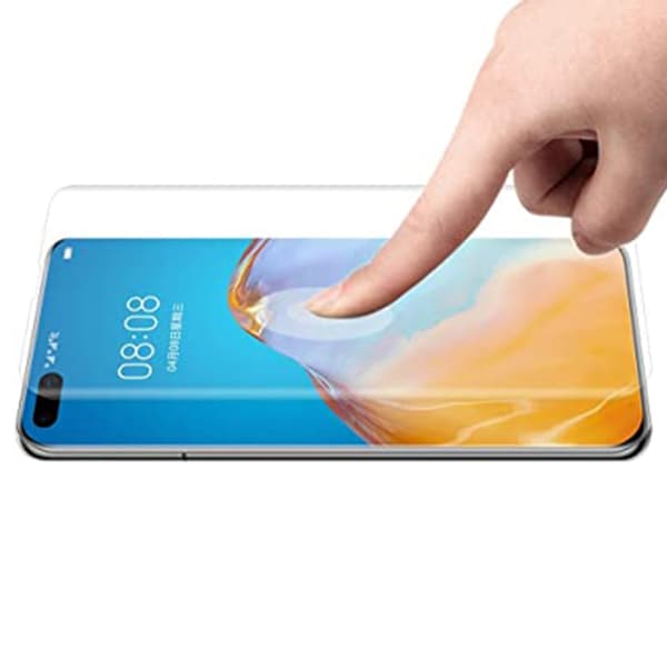 Huawei P40 Pro 2-PACK SOFT PET 3D Skärmskydd 3D 9H 0,2mm