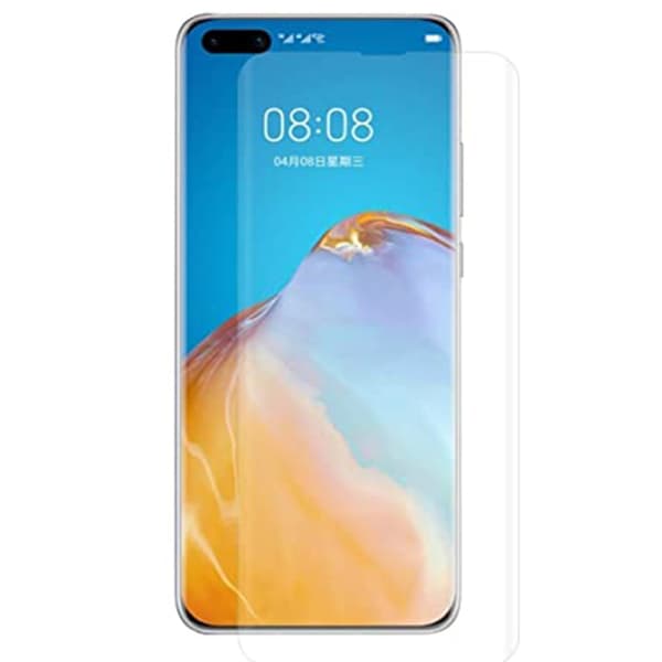 Huawei P40 Pro 2-PACK SOFT PET 3D Skärmskydd 3D 9H 0,2mm