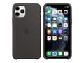 Miniatyrbild 2 av 5: Apple - Baksidesskydd för mobiltelefon - silikon - svart - för iPhone 11 Pro