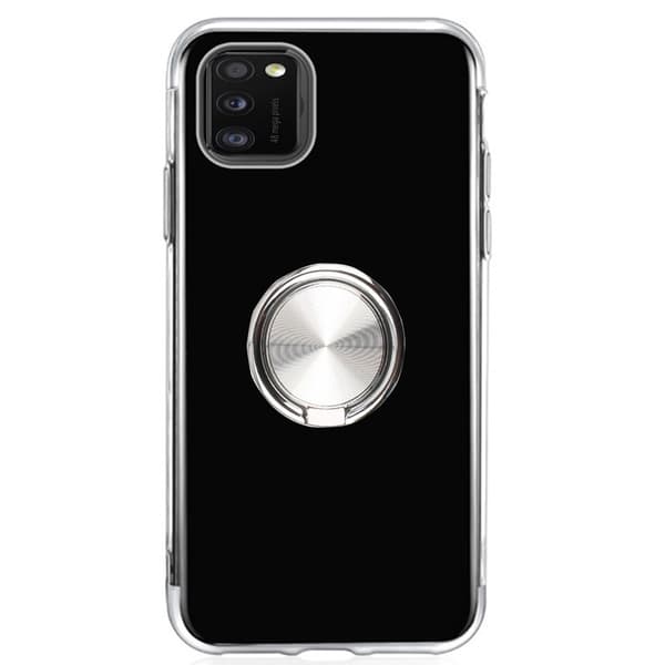 Stilsäkert Skal med Ringhållare - Samsung Galaxy A41 Silver Silver