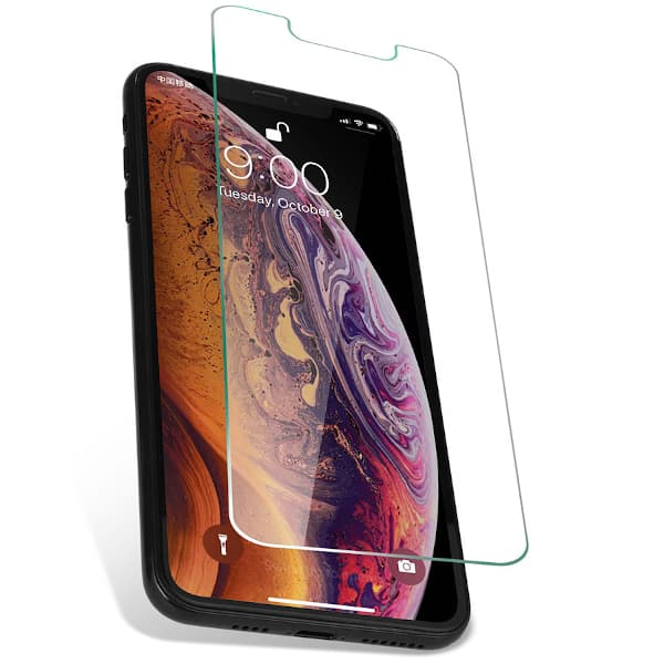 iPhone XS Transparent Skärmskydd med Klister