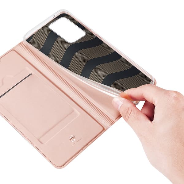 Dux Ducis Skin Pro Läderfodral Galaxy Note 20 Ultra Rosa