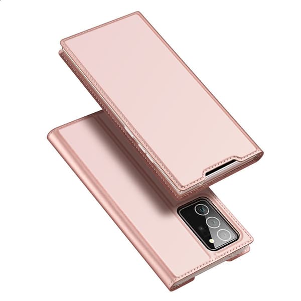 Dux Ducis Skin Pro Läderfodral Galaxy Note 20 Ultra Rosa