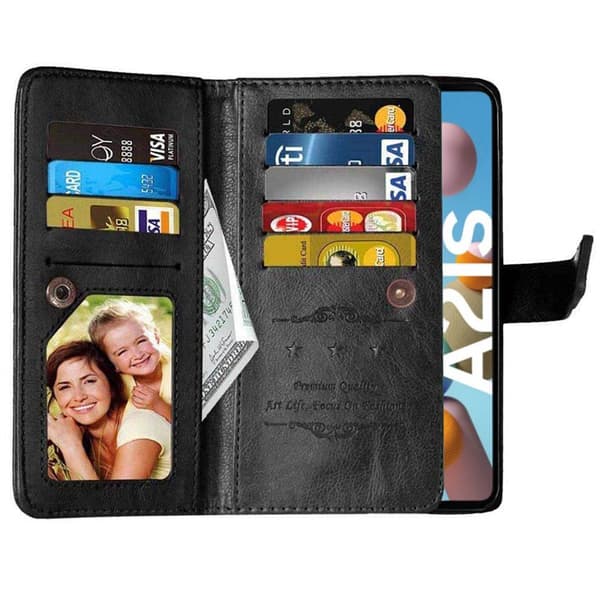 Dual-flip Flexi 9-kort Samsung Galaxy A21s (SM-A217F)