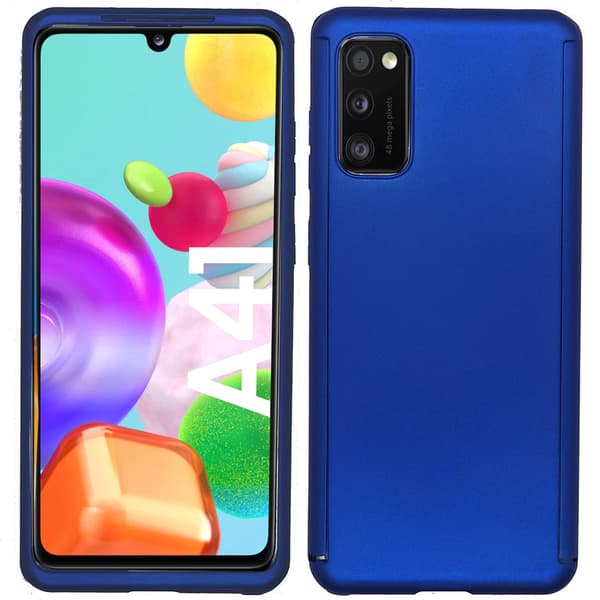 Samsung Galaxy A41 - Stilsäkert Dubbelskal (FLOVEME) Blå