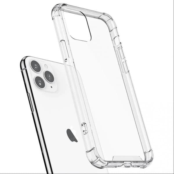 iPhone 11 Pro Max Shockproof Skal TPU Transparent