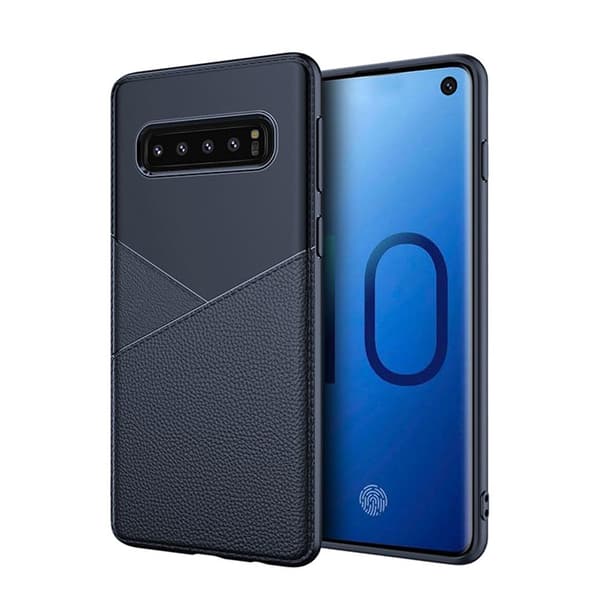Samsung Galaxy S10e - Leman Skyddsskal med L�derdesign