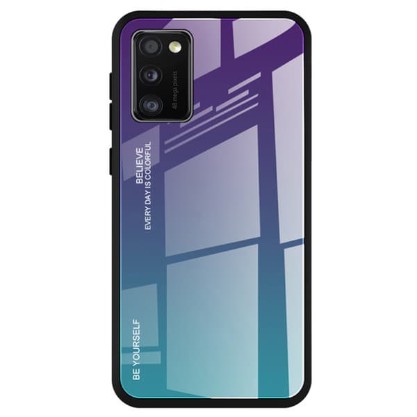 Genomtänkt Skal - Samsung Galaxy A41 Lila/Blå Lila/Blå, Lila/Blå
