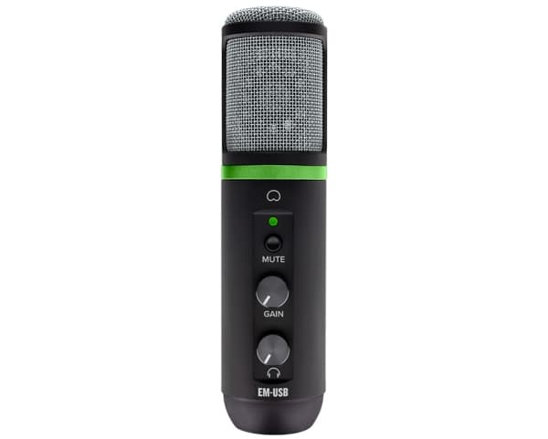 Mackie EM-USB, Scene/opptreden, -32 dB, 30 - 18000 Hz, 130 dB, Kardioide, Kondensator