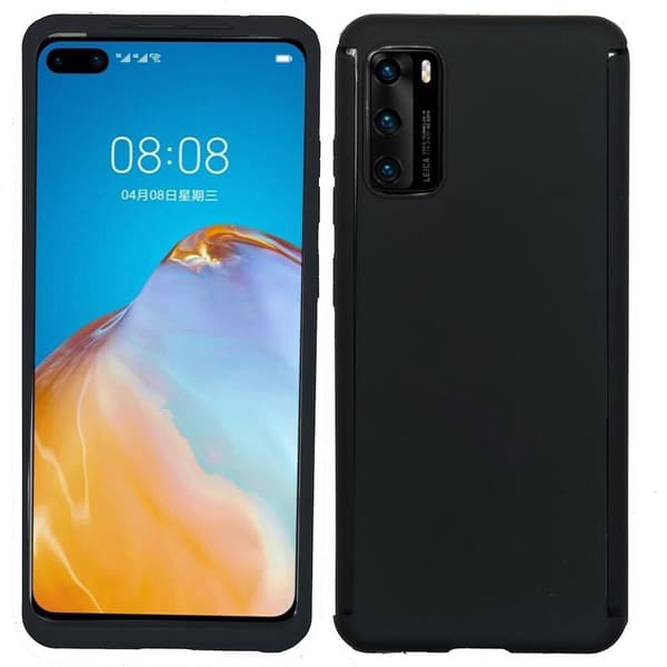 Huawei P40 - Stilsäkert Skyddande Dubbelskal (FLOVEME) Svart