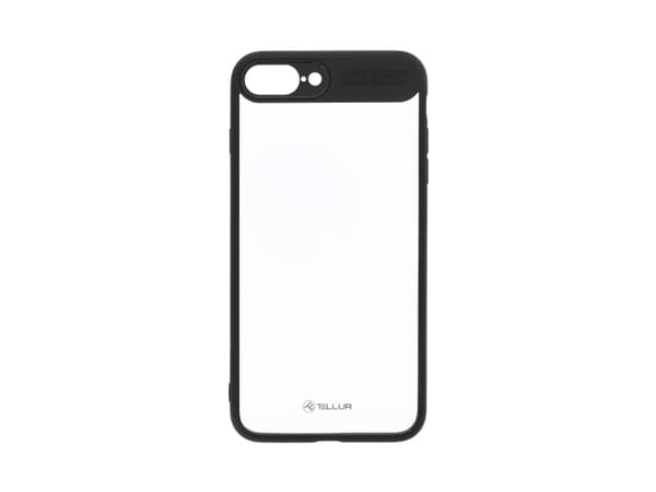 Tellur TLL121583, Omslag, Apple, iPhone 8 Plus, 14 cm (5.5"), Svart, Transparent