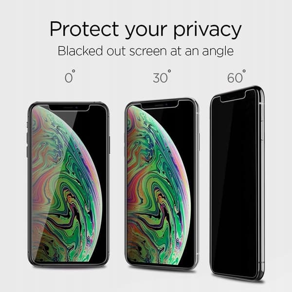 SPIGEN Härdat Glas Skärmskydd Alm.Tr iPhone 11 Privacy