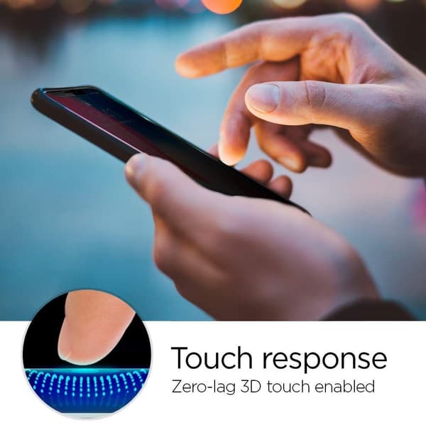 SPIGEN Härdat Glas Skärmskydd Alm.Tr iPhone 11 Privacy