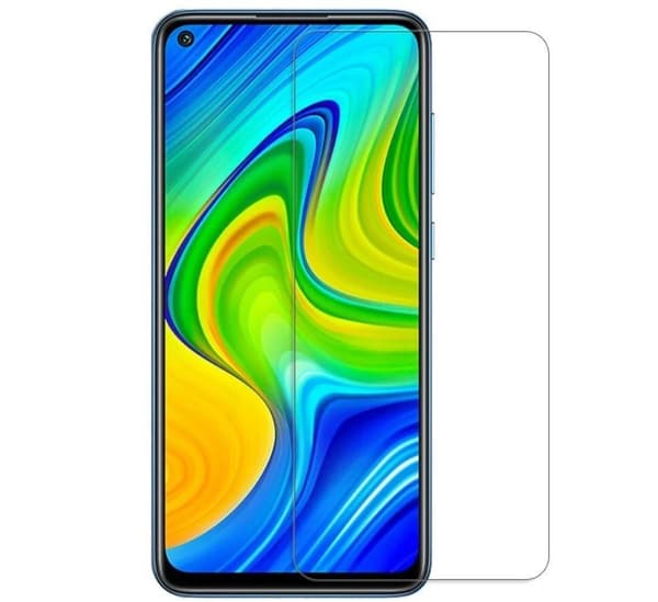 2-Pak Xiaomi Redmi Note 9 Skærmbeskytter i Hærdet Glas 0,3mm