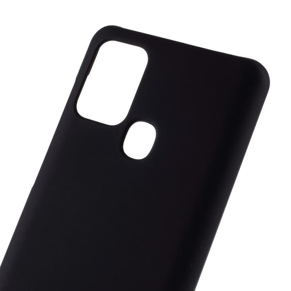 Rubberized Hard PC Shell for Samsung Galaxy A21s - Black
