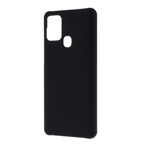 Rubberized Hard PC Shell for Samsung Galaxy A21s - Black