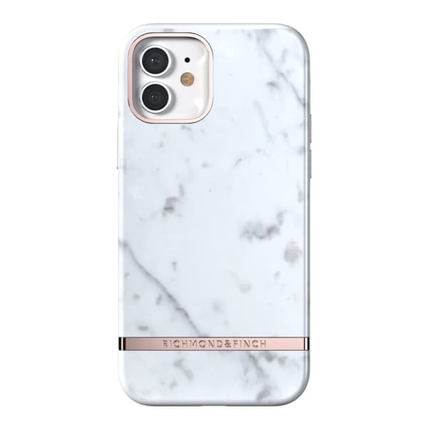 Richmond & Finch iPhone 12/iPhone 12 Pro Suojakuori White Marble