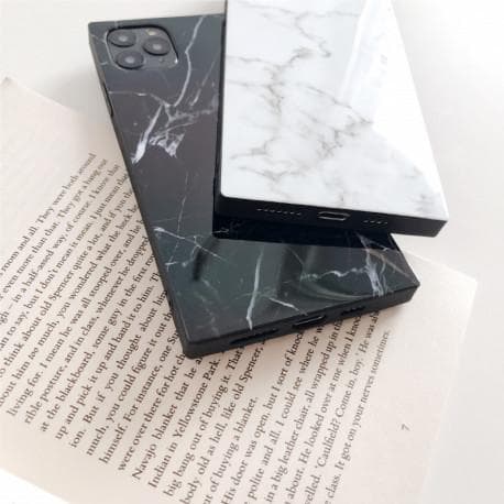 iPhone 11 Pro Max Tyylikäs Marble Shell Square