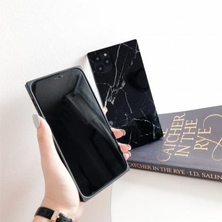 iPhone 11 Pro Max Tyylikäs Marble Shell Square