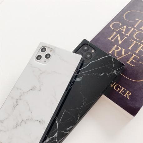iPhone 11 Pro Max Tyylikäs Marble Shell Square