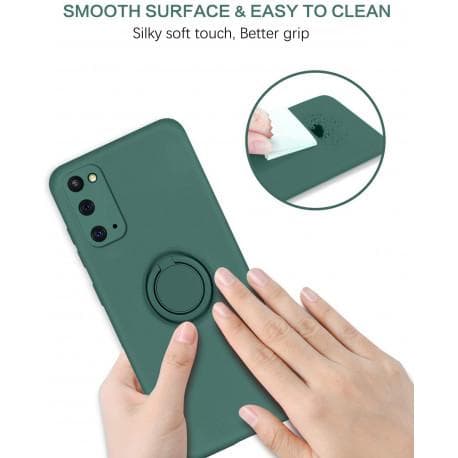 Samsung S20 Ultra Shockproof Cover med Ring Holder CamShield