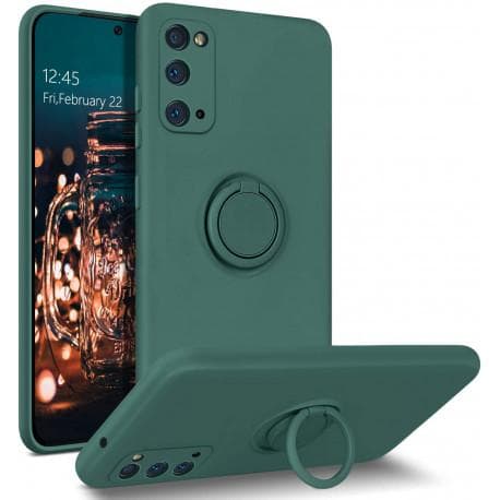 Samsung S20 Ultra Shockproof Cover med Ring Holder CamShield