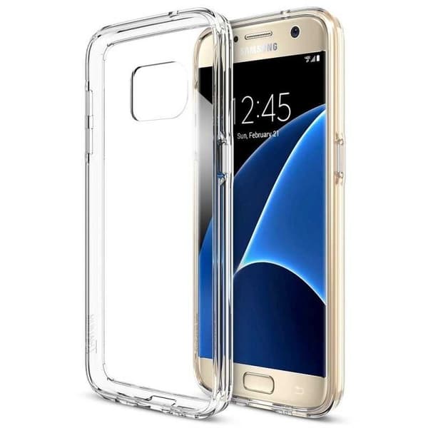 Samsung S7 Stötdämpande Silikon Skal Simple® Transparent