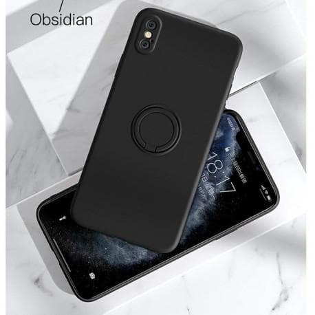 iPhone XR Stöttåligt Skal med Ringhållare CamShield