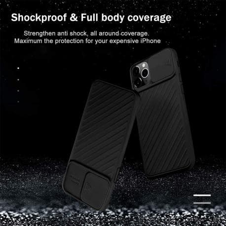 iPhone 11 Pro Max Stöttåligt Skal Inbyggd Kamerskydd CamShield