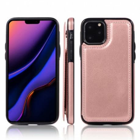 iPhone 12 Pro Max Stöttåligt Skal Korthållare 3-FACK Flippr