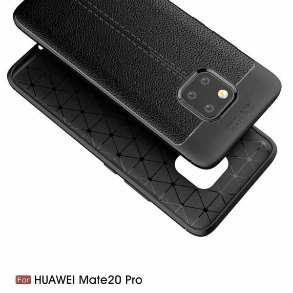 Mate 10 Pro Exklusiv Stöttåligt & Stötdämpande Skal LeatherBack®
