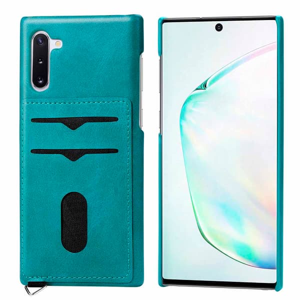 Samsung Galaxy Note10 - Praktiskt Skal med Kortfack (LEMAN)