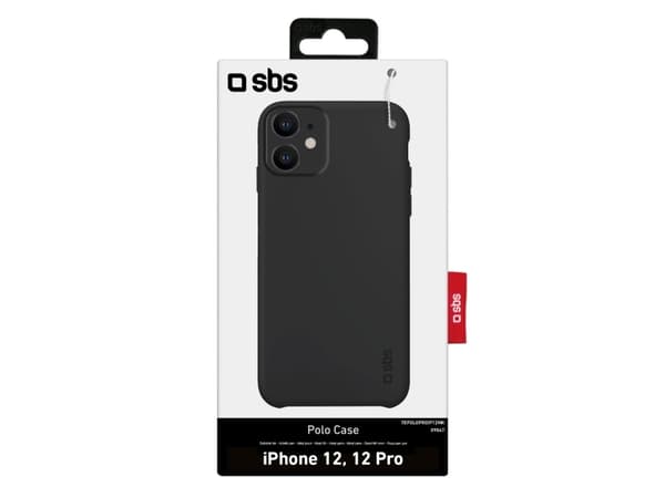 SBS TEPOLOPROIP12MK, Etui, Apple, iPhone 12/12 Pro, 15,5 cm (6.1"), Sort