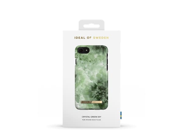 IDEAL OF SWEDEN Fashion Case A/W20 - Baksidedeksel for mobiltelefon - plastikk - krystallgrønn himmel - for Apple iPhone 6, 6s, 7, 8, SE (2nd generat