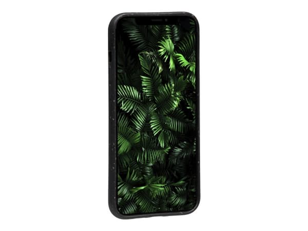 dbramante1928 Grenen - Bagsidecover til mobiltelefon - bionedbrydeligt planetbaseret materiale - sort - 6.1" - for Apple iPhone 12, 12 Pro