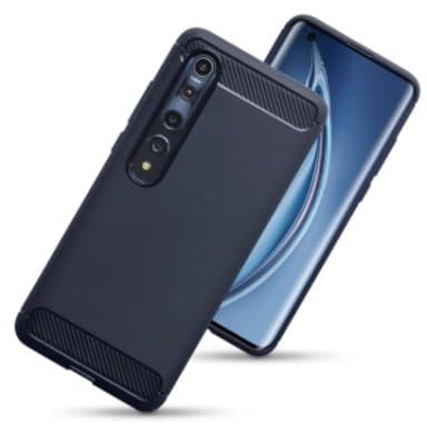 Mobilskal Xiaomi Mi 10 Karbon Blå