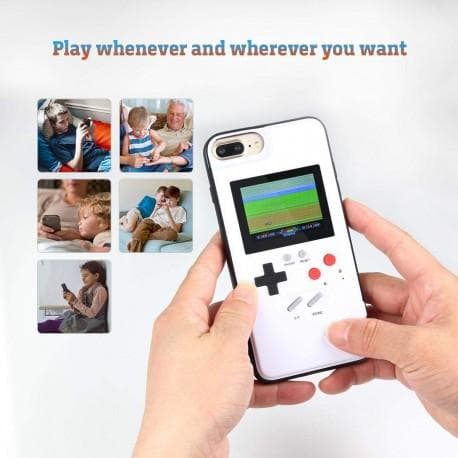 iPhone SE (2020 & 2022) Klassisk Gameboy Skal Färgskärm | 36st Små Spel