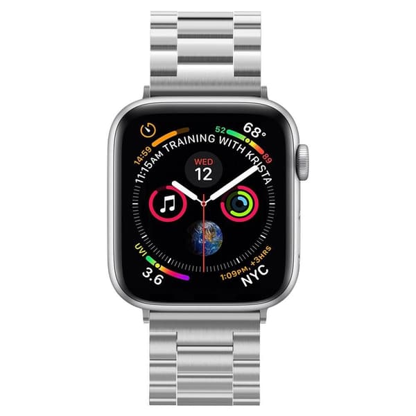Spigen Modern Fit Band Apple Watch 4/5/6/7/8/SE/Ultra (42/44/45/49 mm) Silver